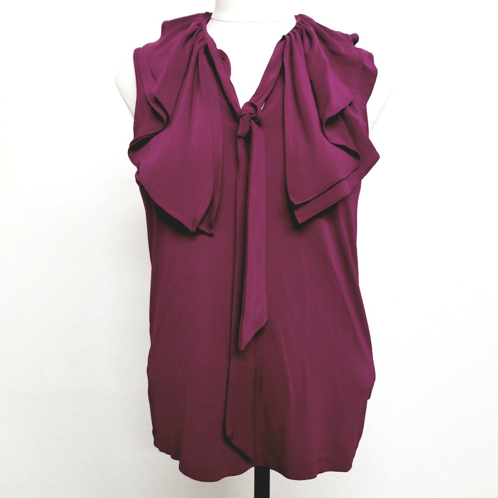 Banana Republic Lyla Ruffle Blouse sz Small
